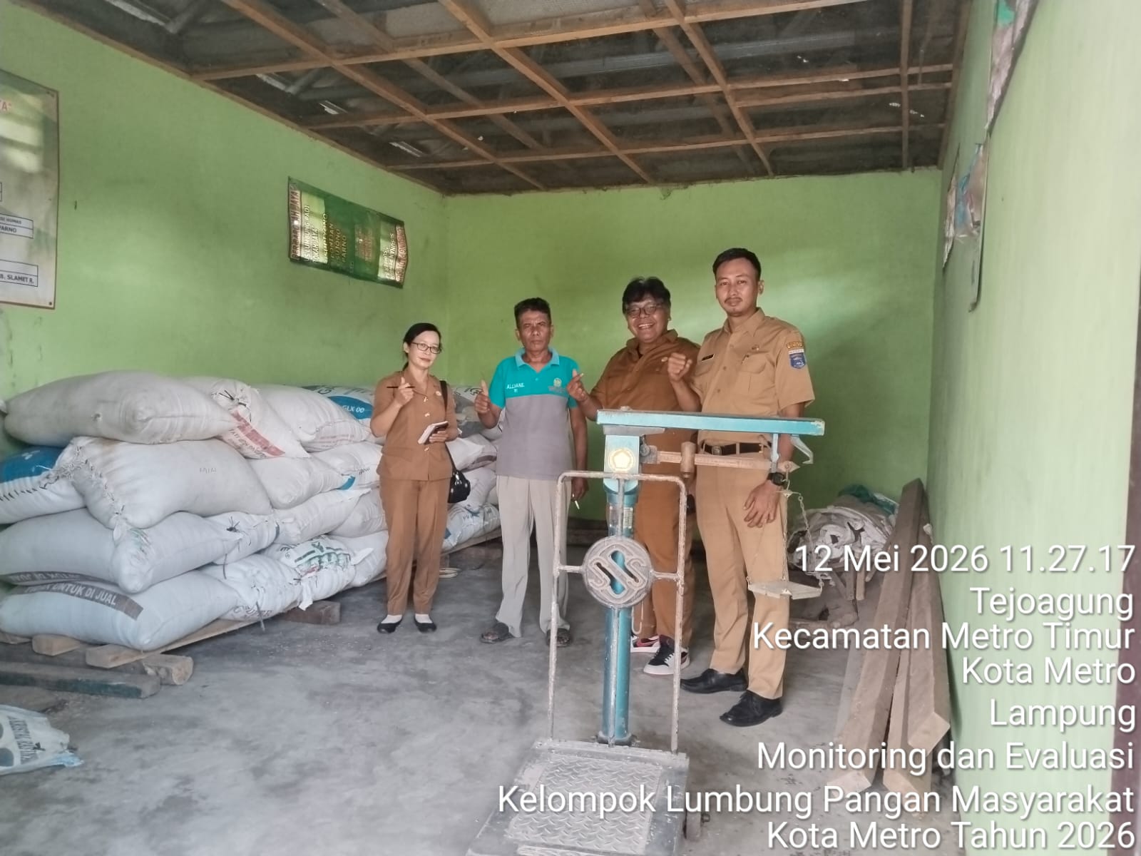 Monitoring dan Evaluasi LPM Kecamatan Metro Timur
