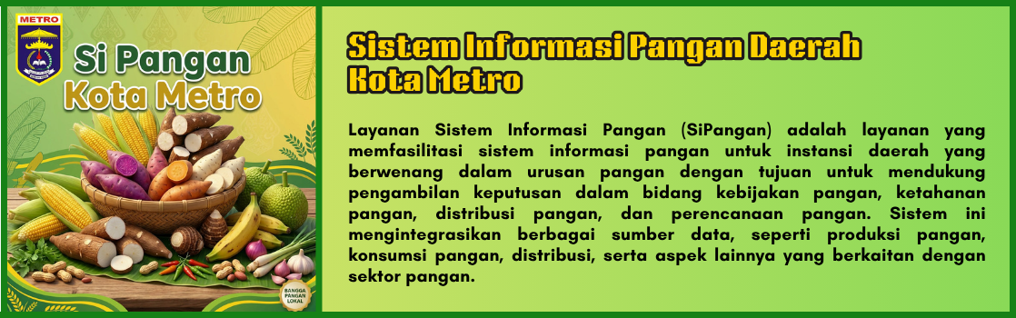 Selamat Datang Di Layanan SiPaangan Kota Metro